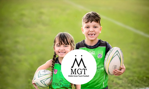 Middle Green Touch Football